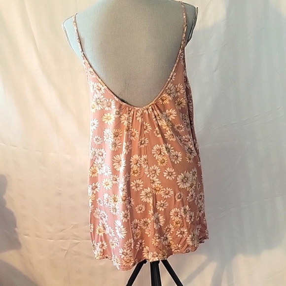 Forever 21 Mauve/Pink Floral Sundress, Size: M - Picture 4 of 8